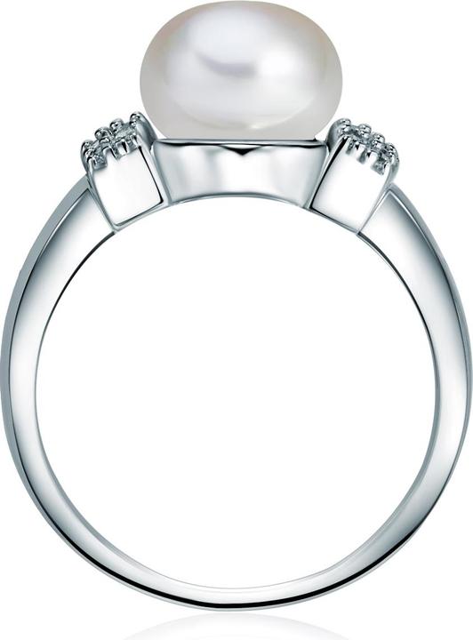 Image du produit Valero Pearls Femme argent sterling zirconium perle d'eau douce de culture argent - 3858 (58, Argent 925)