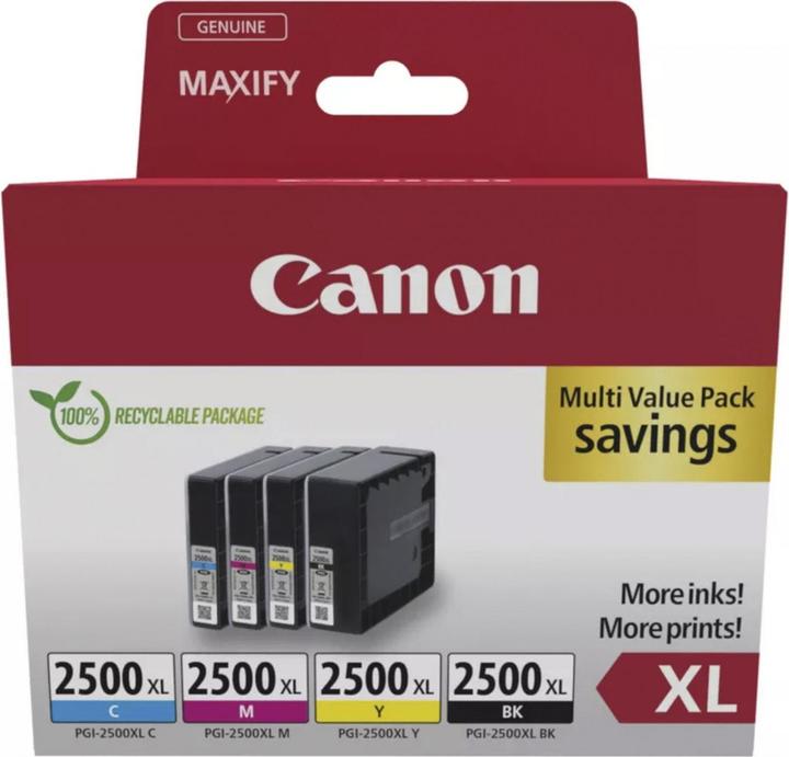 Produktbild Canon PGI-2500XL Multipack (M, BK, C, Y)