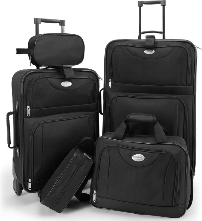 Image du produit Monzana Set de valises (60 l, Bagage à main (jusqu'à 50l), M (50 - 90l), L (90 - 115l))