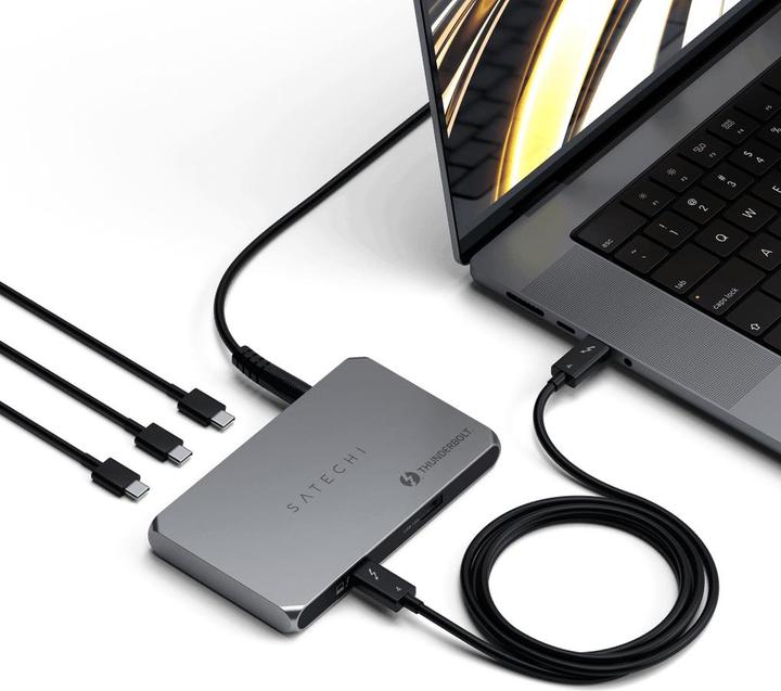 Actual product image Satechi Slim Hub (Thunderbolt, 4 ports)