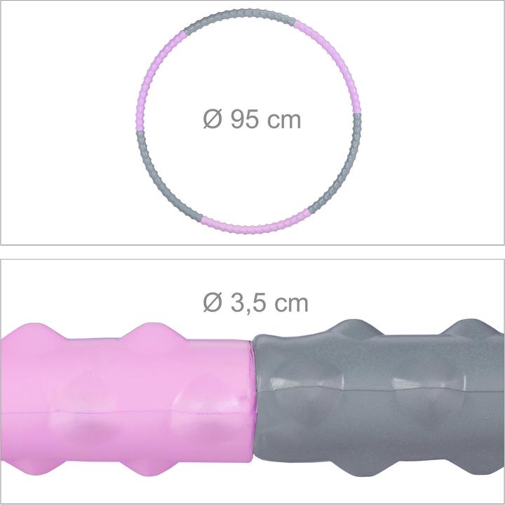 Actual product image Relaxdays Hula hoop (95 cm, 900 g)