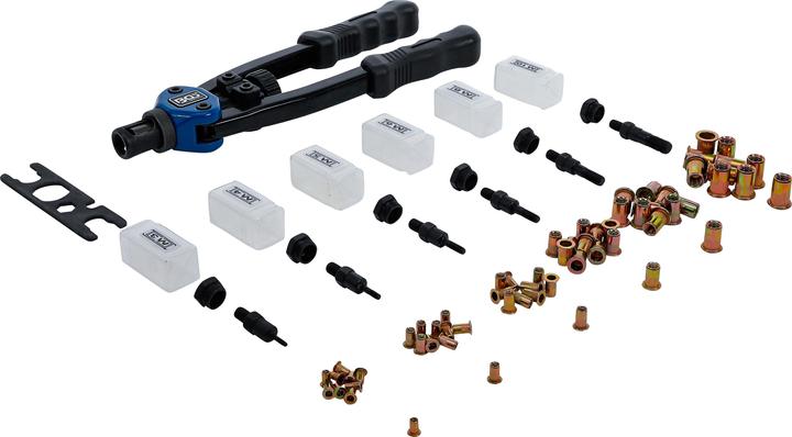 Produktbild BGS Nietmutternzangen-Satz M3 - M10 68-tlg. (330 mm)
