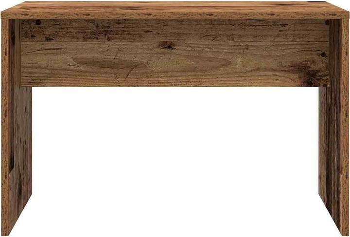 Image du produit VidaXL Schminktisch-Set mit LED-Leuchten Altholz-Optik Holzwerkstoff (60 x 40 x 140 cm)