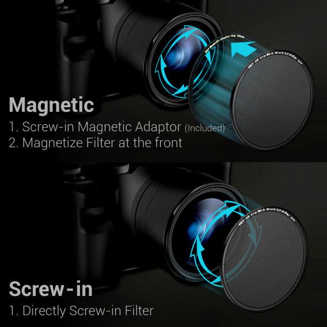 Actual product image H&Y HD EVO White Mist 1/4 Filter 77mm
