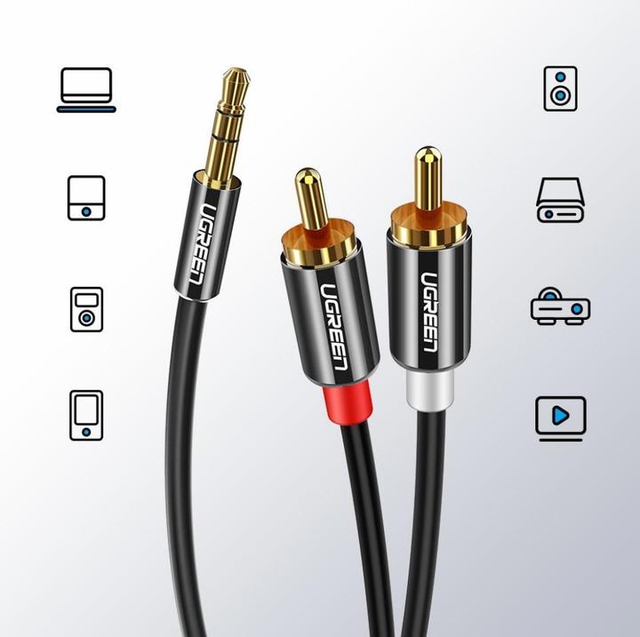 Produktbild Ugreen AV116 (3 m, Cinch, 3.5mm Klinke (AUX))