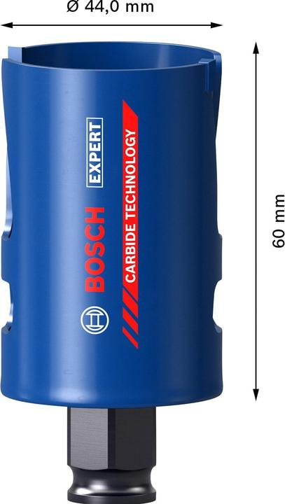 Produktbild Bosch Professional Zubehör EXPERT Construction Material Lochsäge, 44 x 60 mm (44 Millimeter)