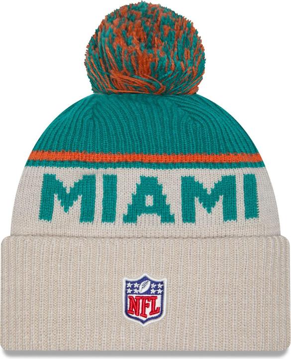 Produktbild New Era NFL Sideline Winter Mütze Miami Dolphins Retro