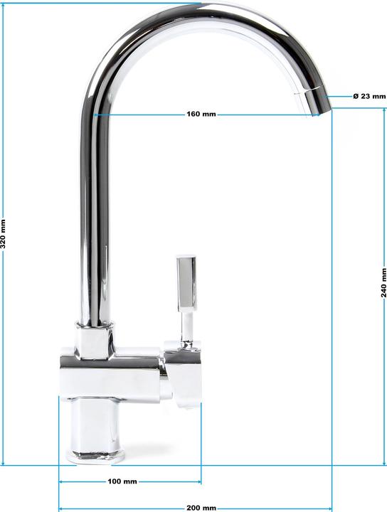 Actual product image Naturewater Kitchen tap