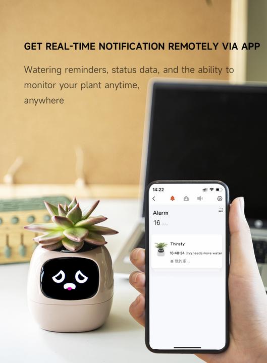Actual product image Plantsio Ivy Smart Planter