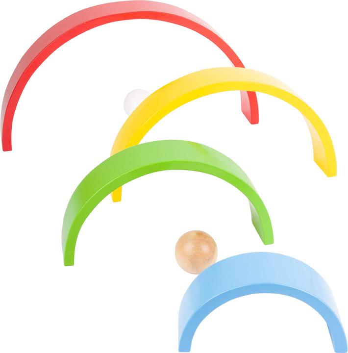 Immagine prodotto small foot Arcobaleno con blocchi di legno XL