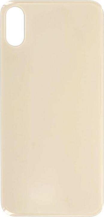 Actual product image OEM Replacement iPhone X Back Gold, without Logo (iPhone X)
