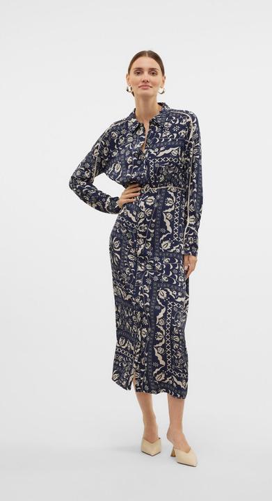 Produktbild Vero Moda VMGIDDE Langes Kleid Hemdblusenkleid (L)