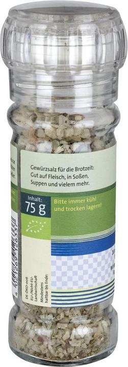 Actual product image Herbaria Herbs bread salt mill organic (75 g)