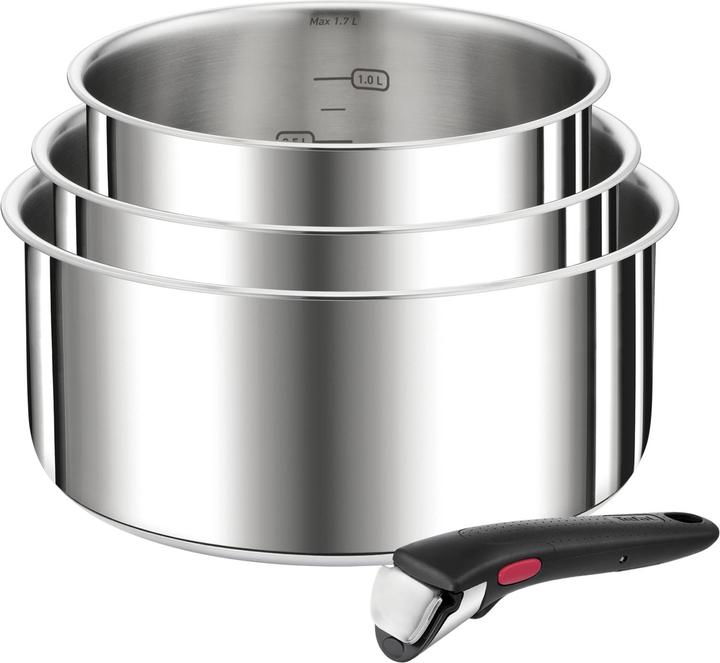 Actual product image Tefal Ingenio Preference On (20 cm, Pot, Saucepan, Stainless steel)