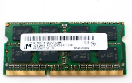 Produktbild HP Memory Module 4GB PC3L (1 x 4GB, 1600 MHz, DDR3-RAM, SO-DIMM)