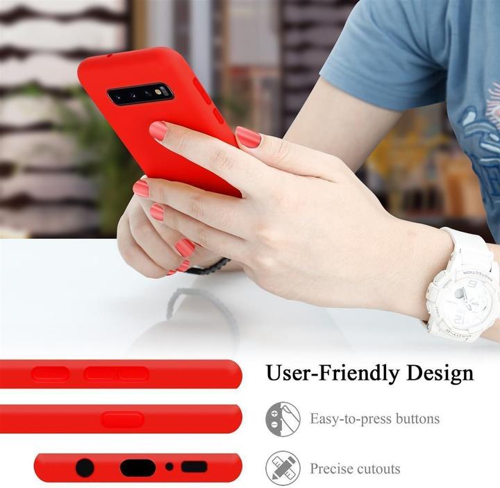 Immagine prodotto Cadorabo Copertura della cassa del silicone liquido TPU (Samsung Galaxy S10+)