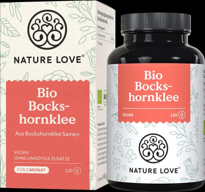 Produktbild Nature Love Bio Bockshornklee (120 Stück, Kapseln, 92 g)