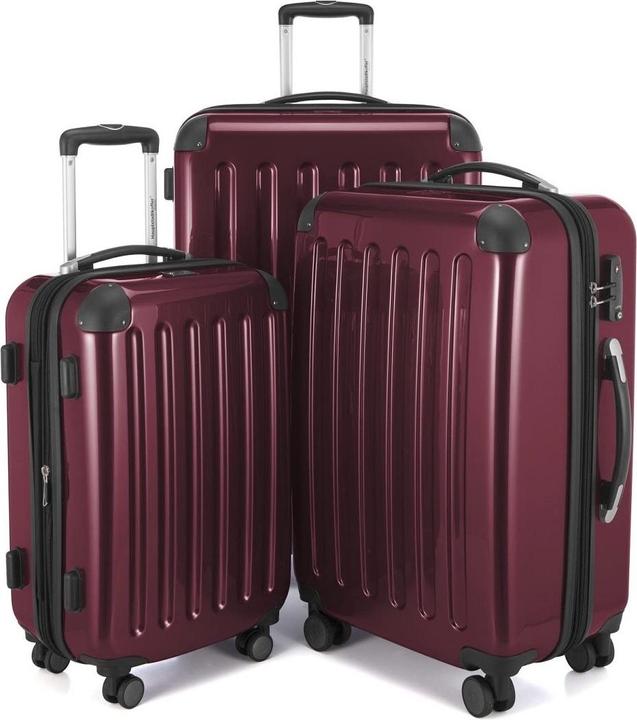 Actual product image Hauptstadtkoffer Alex - Suitcase Set TSA Burgundy, S/M/L (119 l, Hand luggage (up to 50 litres), M (50 - 90l), L (90 - 115l))