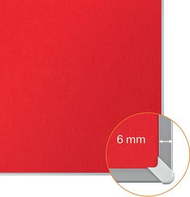 Produktbild Nobo Filztafel Impression Pro 1915422 rot, 87x155cm (Pinnwand, 87 x 155 cm)