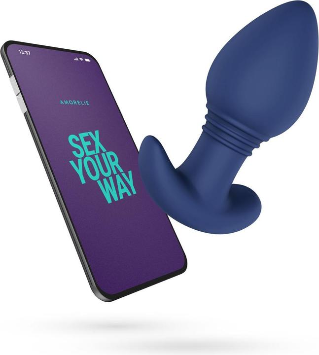 Actual product image Amorelie Move app-controlled anal plug