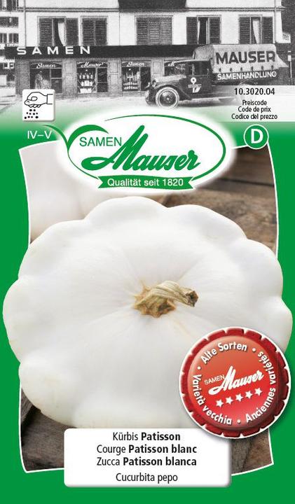 Image du produit Samen Mauser Patisson au potiron (Graines de légumes)