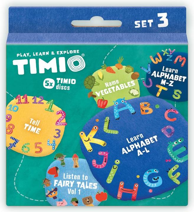 Actual product image Timio Audio Disc Set 3 (German, French, Italian, Portuguese, Spanish, Dutch, Multilingual)