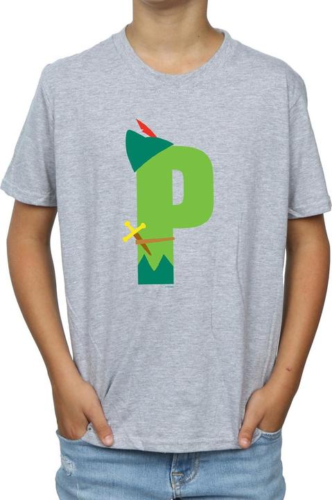 Produktbild Disney Alphabet P Is For Peter Pan TShirt Jungen (152, 158)