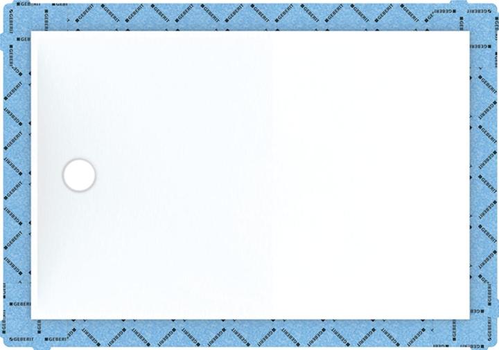 Geberit shower tile Setaplano, 154.293.11.1, 75x170 cm, height 4.5 cm, white-alpine