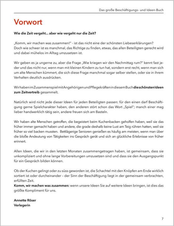 Immagine prodotto Das grosse Beschäftigungsbuch für Menschen mit Demenz (Tedesco, Linus Paul, 2016)