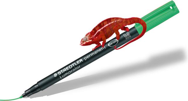 Produktbild Staedtler Lumocolor permanent (Grün, 1 mm, 10 x)