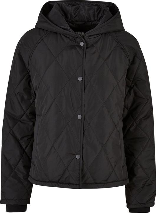 Urban Classics Ladies Oversized Diamond Quilted Hooded Jacket