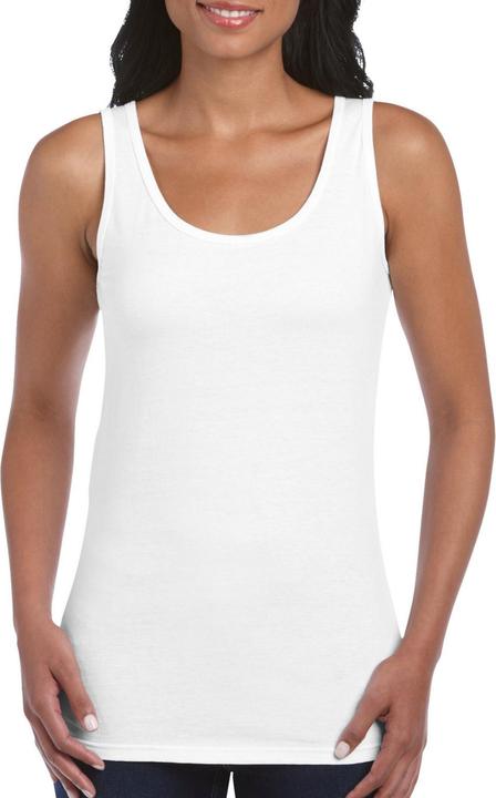 Actual product image Gildan Womens/Ladies Softstyle Ringspun Cotton Tank Top (34 D)