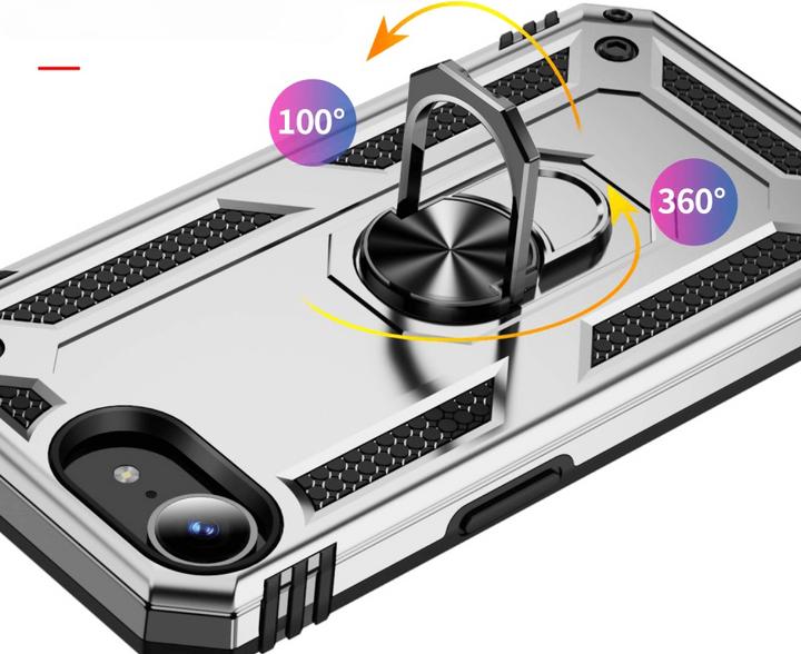 Immagine prodotto Cover-Discount iPhone 16e - Robustes Back Cover mit Kickstand (Apple iPhone 16e)