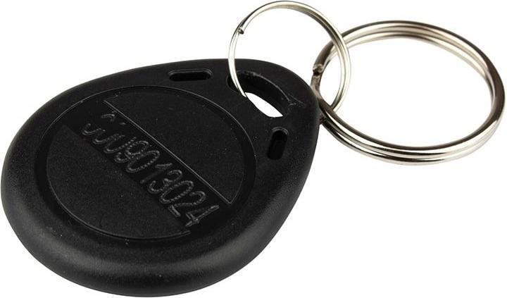 Produktbild JTI 10 x 125 kHz RFID-Smart-Tag - Schwarz (Schlüsselkarte)