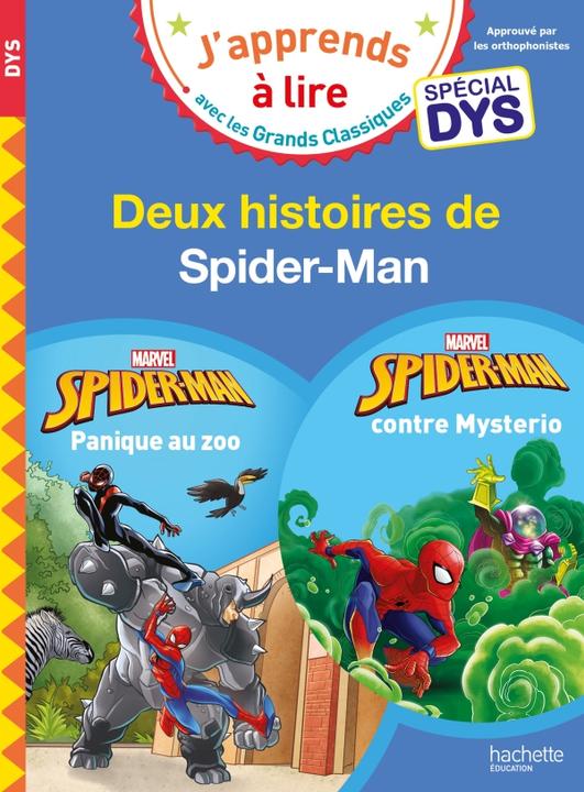 Image du produit Deux histoires de Spider-Man : spécial dys (Français, Valérie Viron, Isabelle Albertin, 2024)
