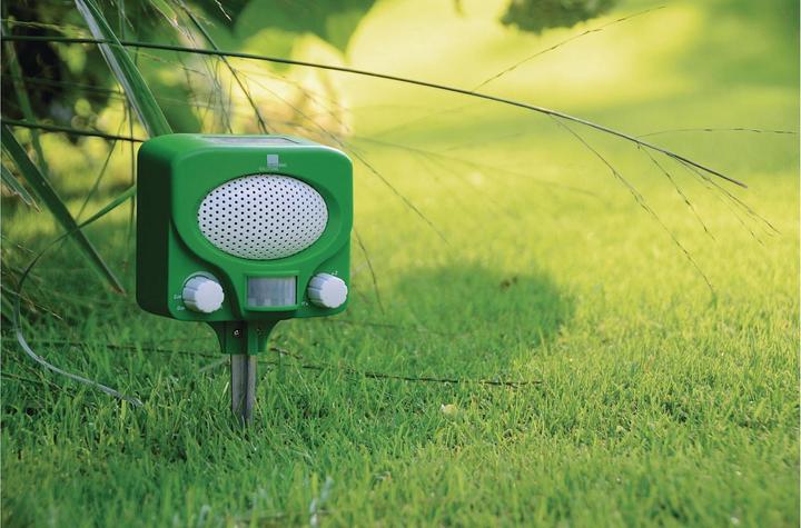 Produktbild Swissinno Solar Ultraschall Tiervertreiber, Marder- & Katzenschreck