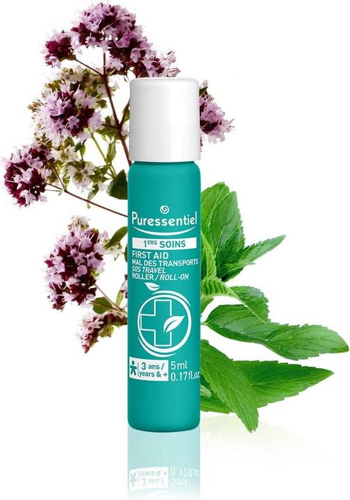 Produktbild Puressentiel First Aid Transport Sickness Roller with 7 Essential Oils 5ml (Hygieneprodukt)
