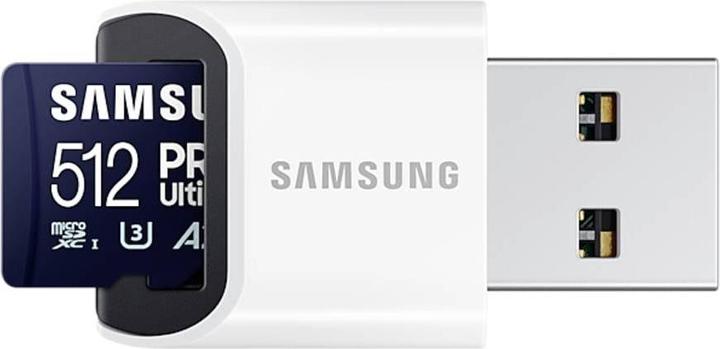 Produktbild Samsung PRO Ultimate mit Cardreader (512 GB, microSDXC, U3, UHS-I)