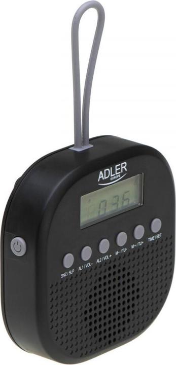 Produktbild Adler Interactive solution | Waterproof universal radio | AD 1912 | Alarm function | Black (FM)