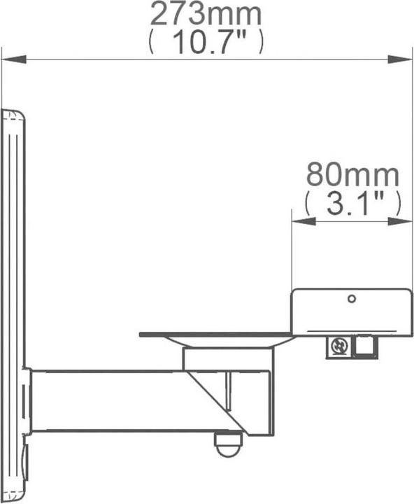 Produktbild b-tech Bt77 (1 Paar, Wandmontage, Schwenkbar)