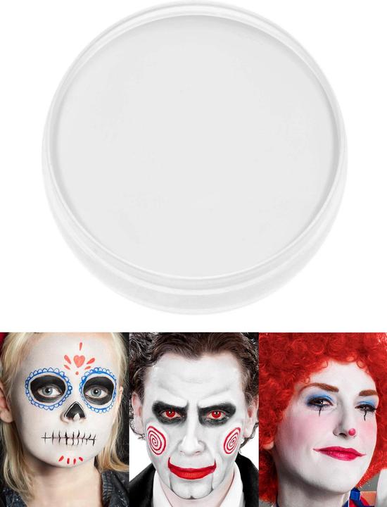 Actual product image Maskworld Creme Schminke weiss 15ml - für Fasching Halloween