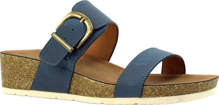 Actual product image Lunar Womens/Ladies Ripple Wedge Sandals (37)