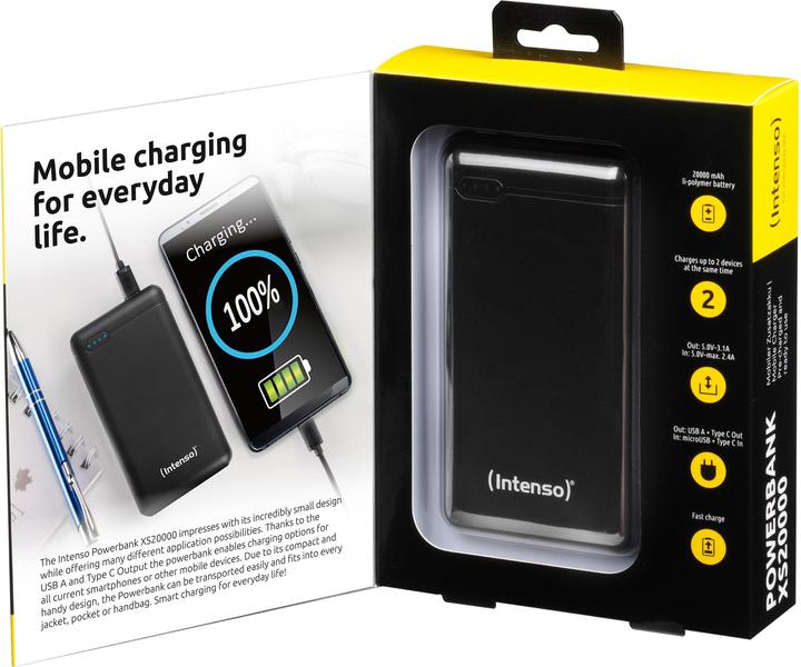 Image du produit Intenso XS20000 (20000 mAh, 74 Wh)
