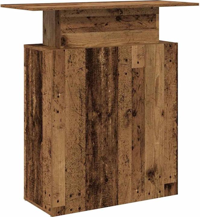 Produktbild VidaXL Empfangstheke Altholz-Optik 100x40x104 cm Holzwerkstoff Empfangstresen