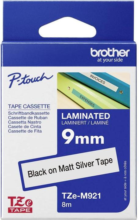 Immagine prodotto Brother TZe-M921 (0.90 cm, Argento, Nero)