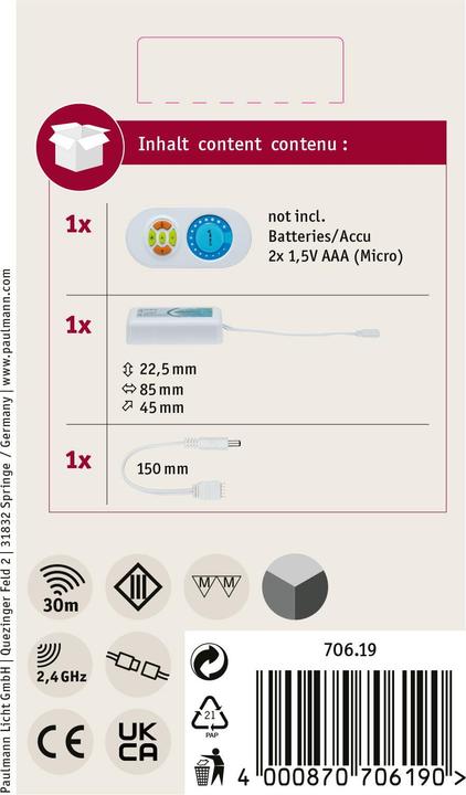 Produktbild Paulmann MaxLED Controller