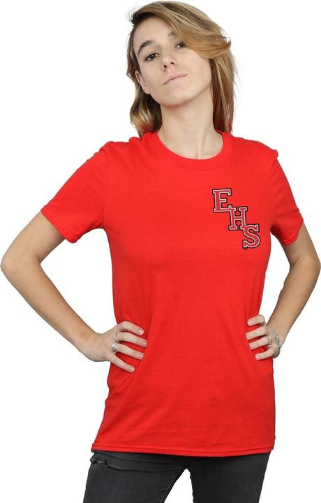 Immagine prodotto Disney High School Musical The Musical EHS Logo Breast Print Maglietta Ampia Donna (XL)