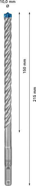 Image du produit Bosch Professional Zubehör EXPERT SDS plus-7X Jeu de forets marteaux, 6/8/10 mm, 3 pcs. (10.0 mm, 6.0 mm, Ø 8.0 mm)