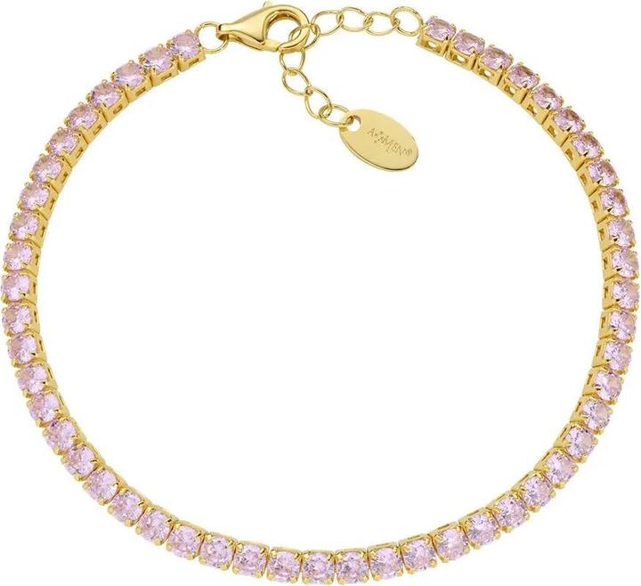 Amen Tennis Armband (20 cm, Silber 925)