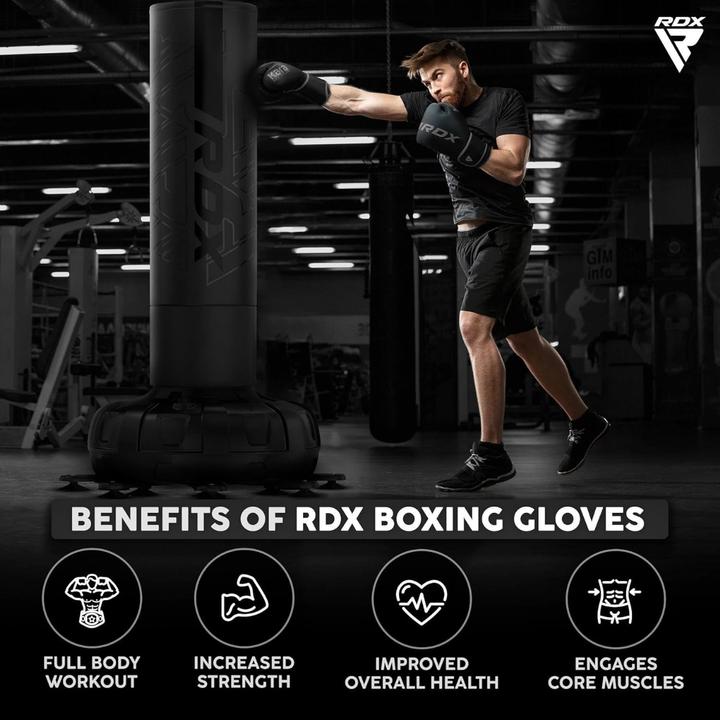 Actual product image Rdx Boxing Gloves F6 Matte Golden-16OZ (16 OZ)